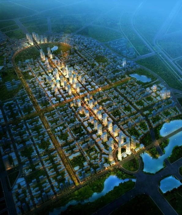 Calthorpe’s design for Chenggong, which will absorb 1.5 million people as Kunming expands.