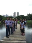 Participants visited the Hong Kong Wetland Park, a famous ecotourism spot in Tin Shui Wai.