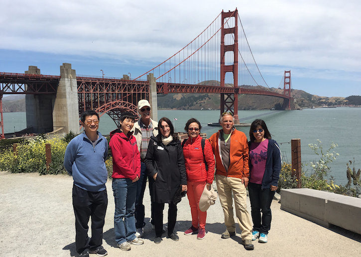 PI’s national parks team with partners and colleagues at Golden Gate National Park.