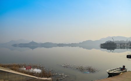 Jinhai Lake in Pinggu District, Beijing