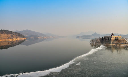 Jinhai Lake in Pinggu District, Beijing