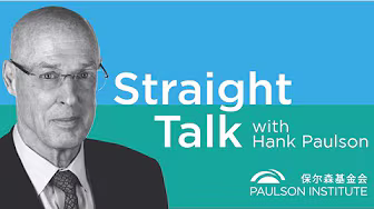 Straight Talk: Henry M. Paulson, Jr. Keynote at Bloomberg New Economy Forum 2020